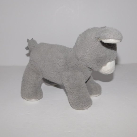Carters 8" Plush Gray White Donkey Stuffed Baby Lovey - Picture 5 of 5